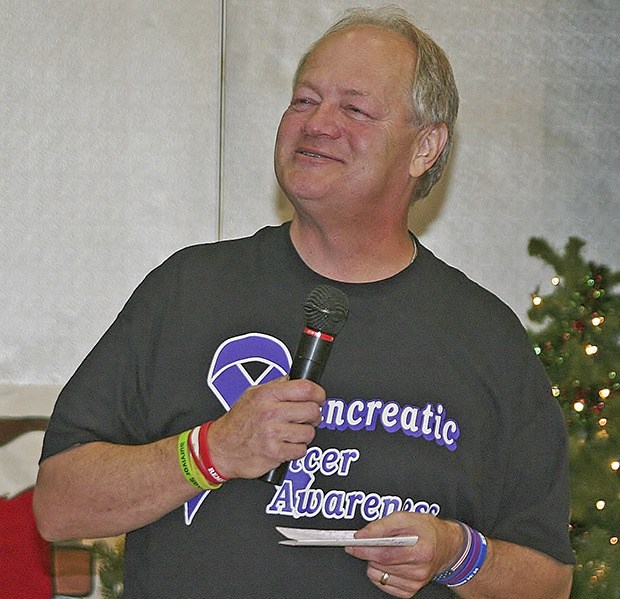 Bob Jones appearing at an Auburn High School assembly in December.