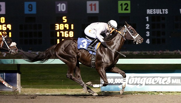 Fooled Again and Juan Gutierrez roll to a feature race victory Friday evening at Emerald Downs.