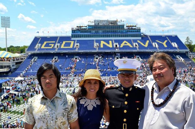 Auburn's Jericho G. Urmenita graduated from the United States Naval Academy and was commissioned as an officer in the U.S. Marine Corps during ceremonies in Annapolis