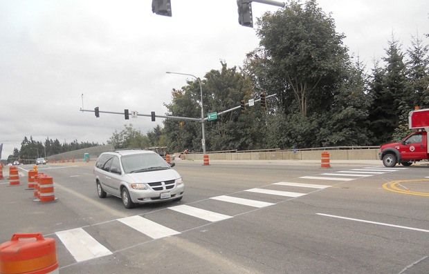 The new ramp drops drivers south of two busy Federal Way intersections on South 348th Street that include SR 161 and Pacific Highway South.