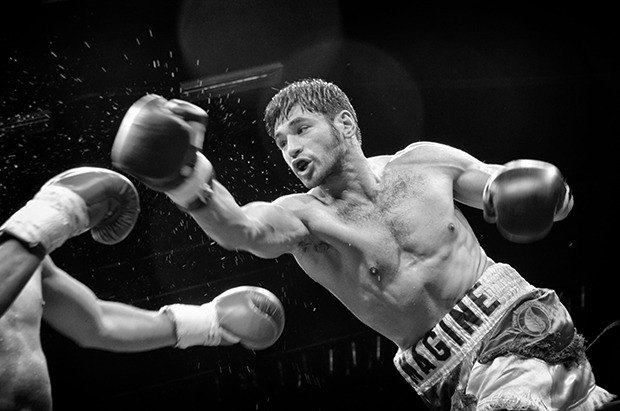 Auburn's Mike Gavronski unleashes a punch during his unanimous decision over Gerardo Ibarra at the Emerald Queen Casino on Saturday.