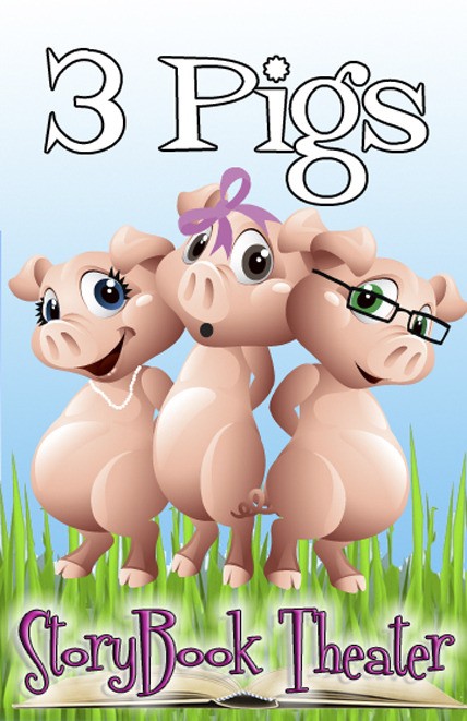 StoryBook Theater's 3 Pigs comes to the Ave on Nov. 3.