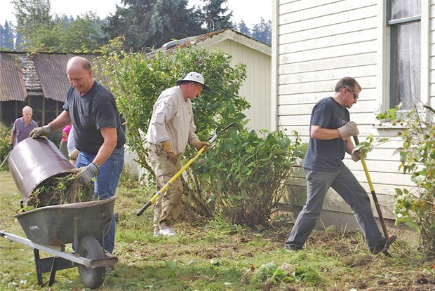 Auburn-area members of the Church of Jesus Christ of Latter-day Saints participated in a National Day of Service on Sept. 15. Among the many acts of service throughout the Auburn area was a project by the Lake Holm Ward that focused on the Historic Neely Mansion