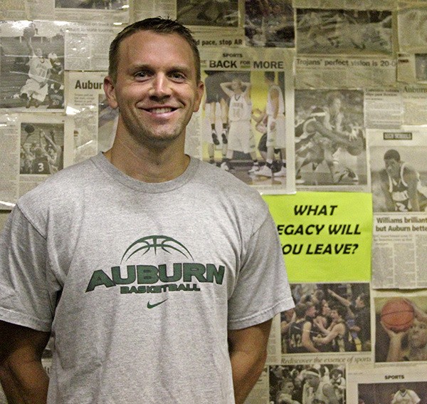 Auburn boys basketball coach Ryan Hansen is the 2013 Auburn Reporter Prep Coach of the Year.