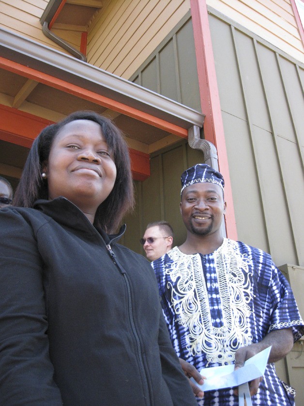 Florence and Joseph Jarbah and their family found a new home through the generosity of Habitat for Humanity and generosity from volunteers.