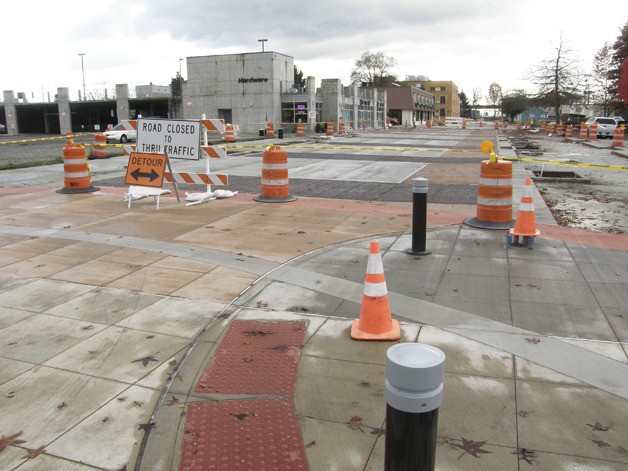 The South Division Street Promenade Project is making progress.