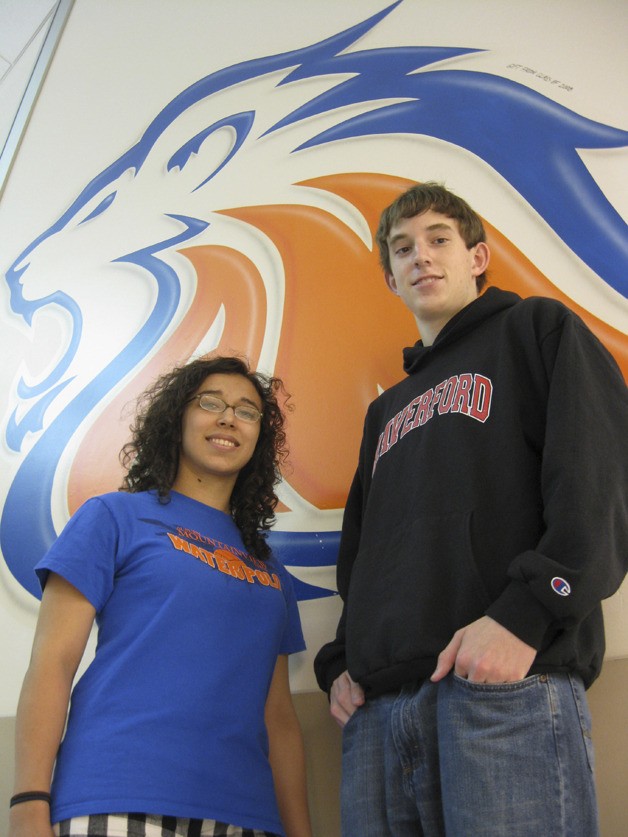 Raquel Robayo-Krause and Daniel Montgomery excelled in and out of the classroom at Auburn Mountainview.