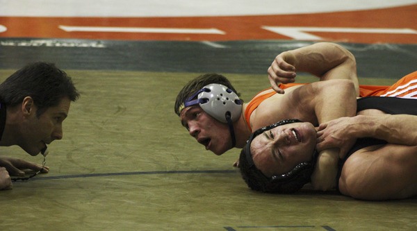 Auburn Mountainview's Lucas Huyber in action.