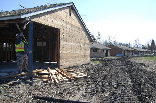 The King County Housing Authority is undergoing a major renovation at Green River Homes. The work will preserve a public asset for another 40 or 50 years. Finished buildings will be more energy efficient.