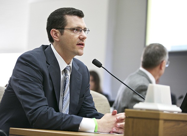 Sen. Joe Fain testifies on two pieces of legislation to combat DUI offenses