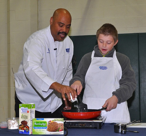 Celebrity chef Curtis Aikens and Samuel Barber