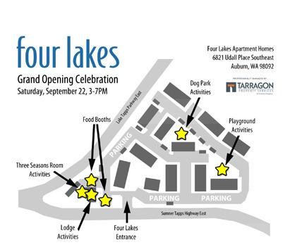 Four Lakes is Auburn/Lake Tapps’ newest luxury apartment home community.