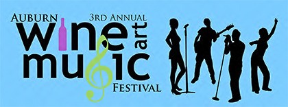 The third annual Auburn Wine Art Music Festival runs from 10 a.m. to 10 p.m. July 20 in downtown.