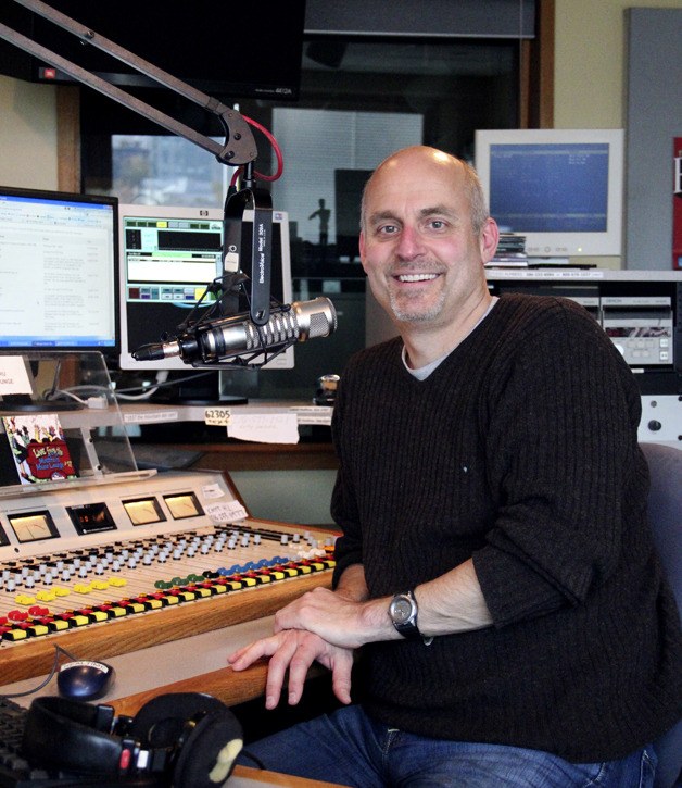 Marty Riemer feels at home in his studio with The Mountain. The longtime radio DJ has enjoyed a long and successful career in Seattle-area radio