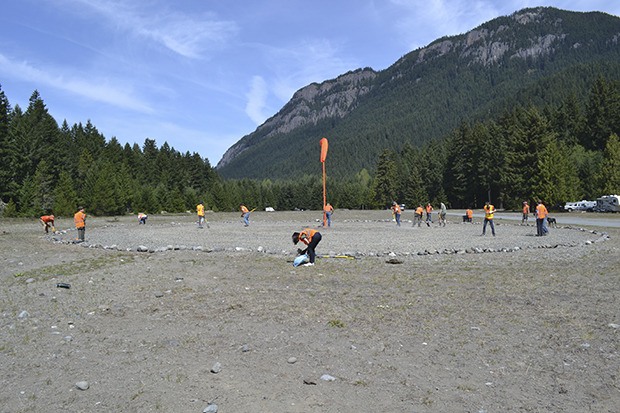 Boy Scout Troop 401 recently spent a day cleaning the airstrip at the Ranger Creek State Airport (WSDOT-managed)