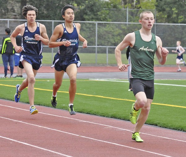 Auburn's Tyler Flannery speeds to a first-place finish in the 1