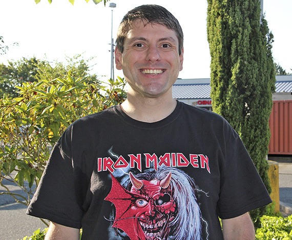 Auburn resident Cyrus Aman got the opportunity to interview and write about Iron Maiden artist Derek Riggs.