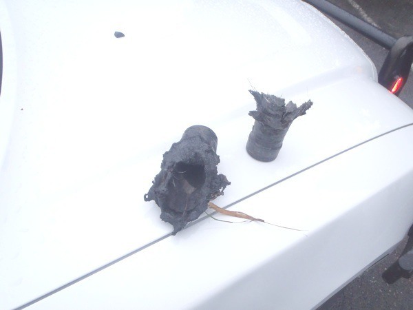 A pair of homemade explosive devices destroyed by a bomb squad in Pacific.