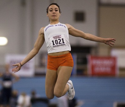 Boise State freshman Alexi Morton grabbed the Broncos' first ever Western Athletic Conference championship this past Thursday.