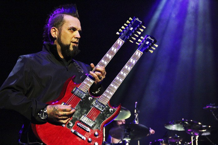 Three Days Grace guitarist Barry Stocker.