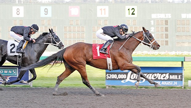 Goin to the Window and jockey Juan Gutierrez prevail in Sunday's $21