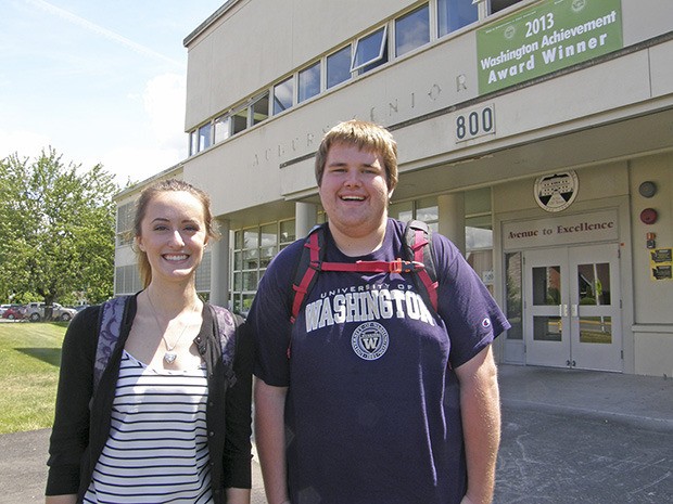 Kim Anderson and Derek Dragseth excelled in many ways at Auburn High School.