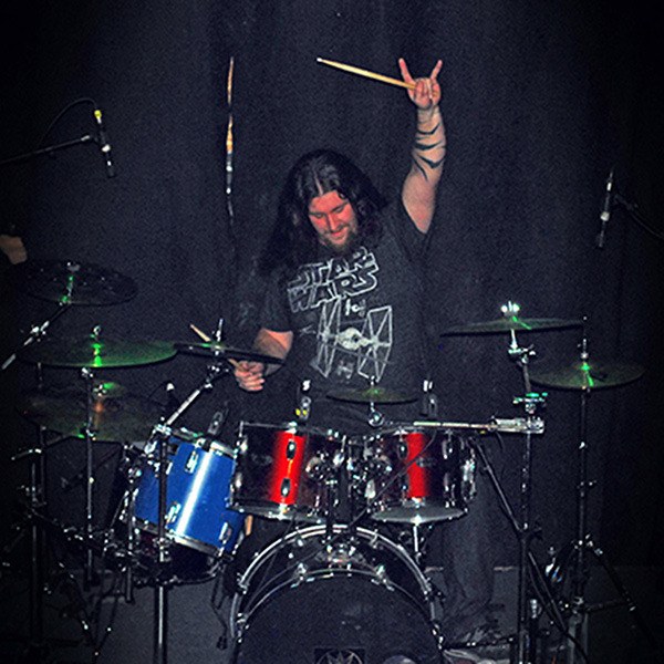 SIN drummer Arron Humphrey