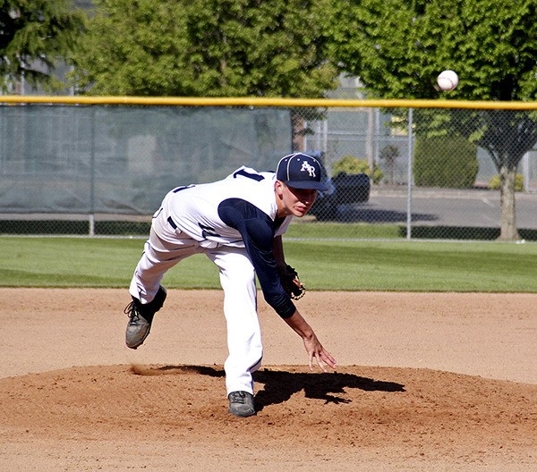 Noah Freelund on the mound for the Ravens.