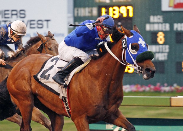 Winning Machine and jockey Javier Matias prevailed in the $50