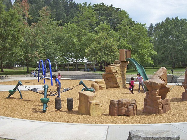 The new Game Farm Park Playground that was installed in June was made possible through grant funding from KaBOOM! and the Dr Pepper Snapple Group.