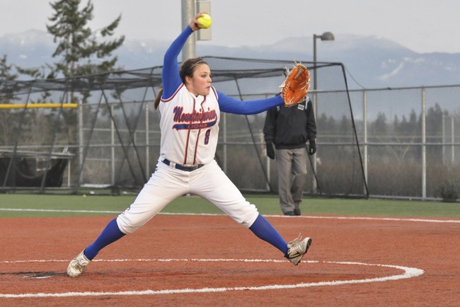 Auburn Mountainview sophomore Delene Colburn in the circle.