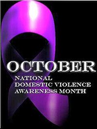 Domestic Violence Awareness is represented by the color purple.