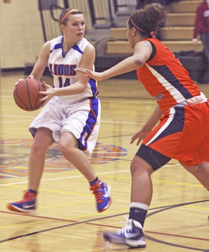 Sophomore Maddy Maley had several clutch plays for the Auburn Mountainview girls on Tuesday