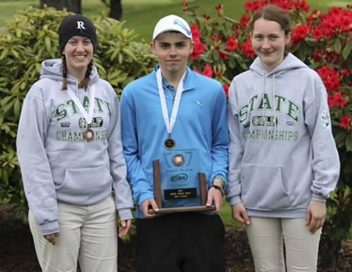 Rainier Christian golfers