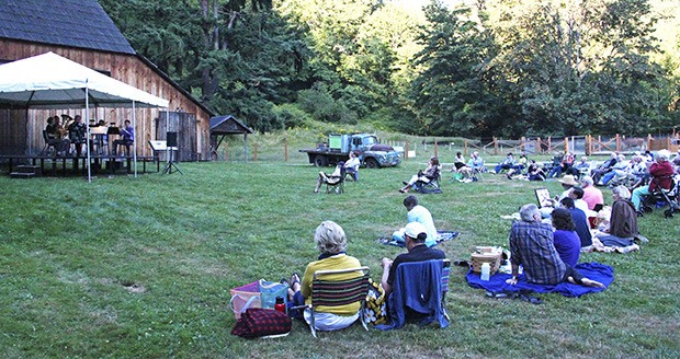 The Auburn Symphony Orchestra performs at the historic Mary Olson Farm in Auburn last year.  The Sunsets at the Mary Olson Farm