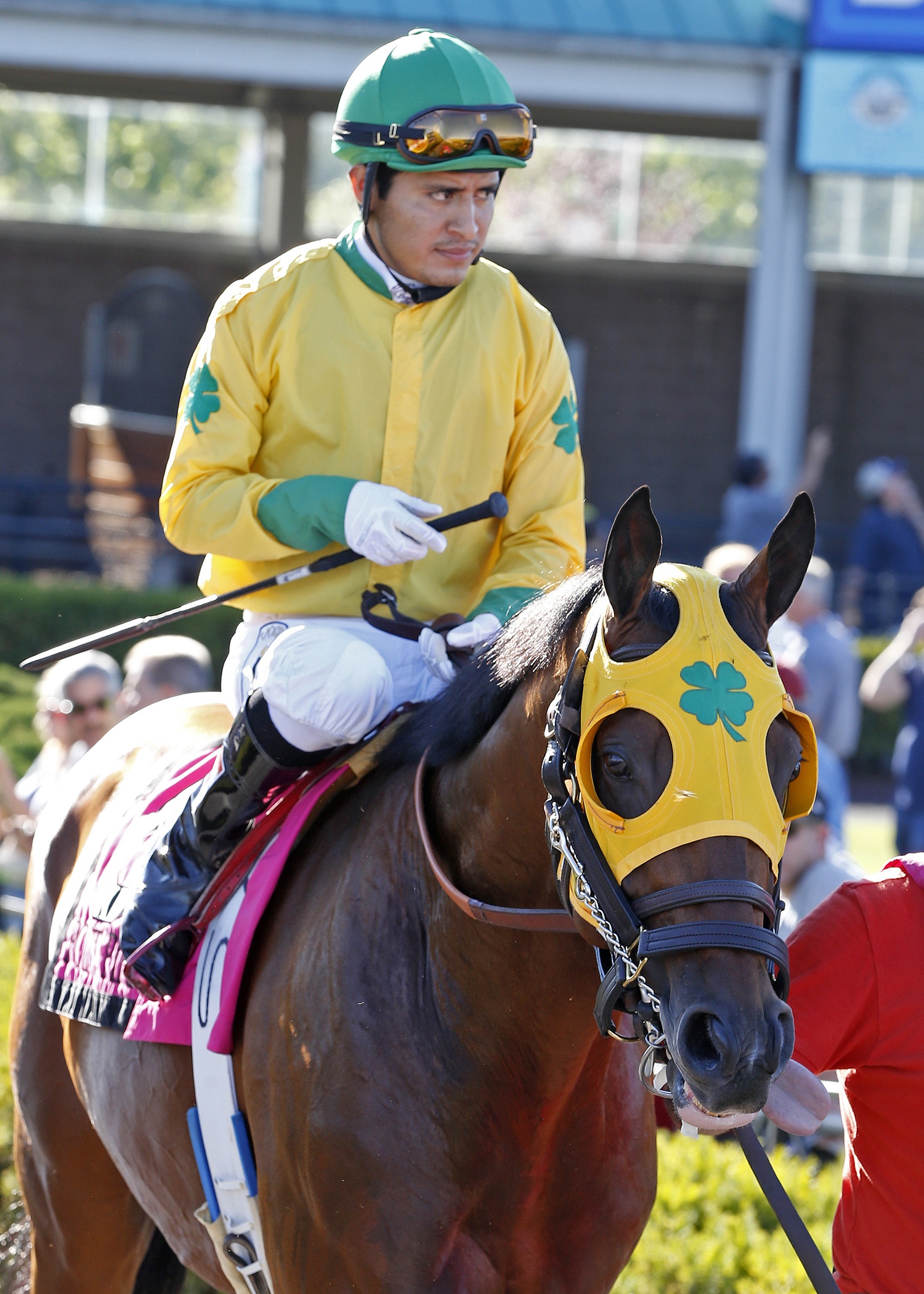 Point Piper and Mario Gutierrez exit the paddok before capturing the $200