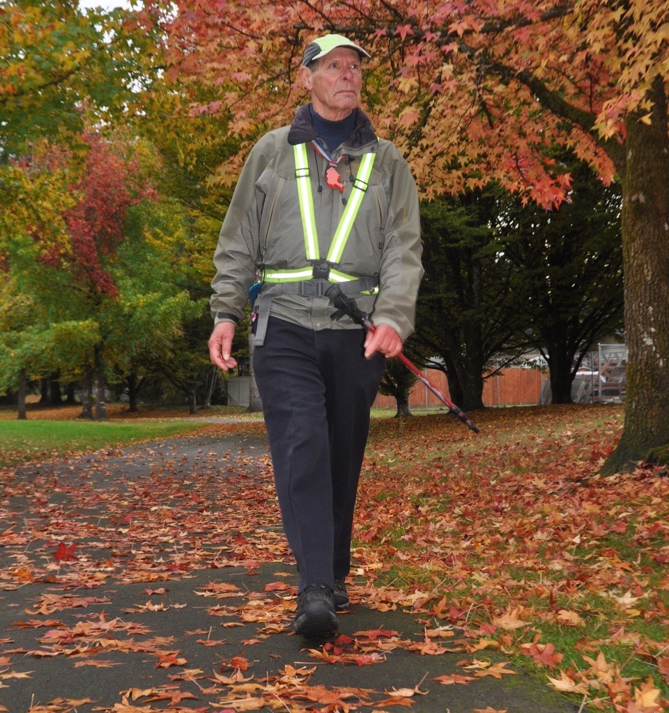 Don Stevenson is putting in the miles at Game Farm Park