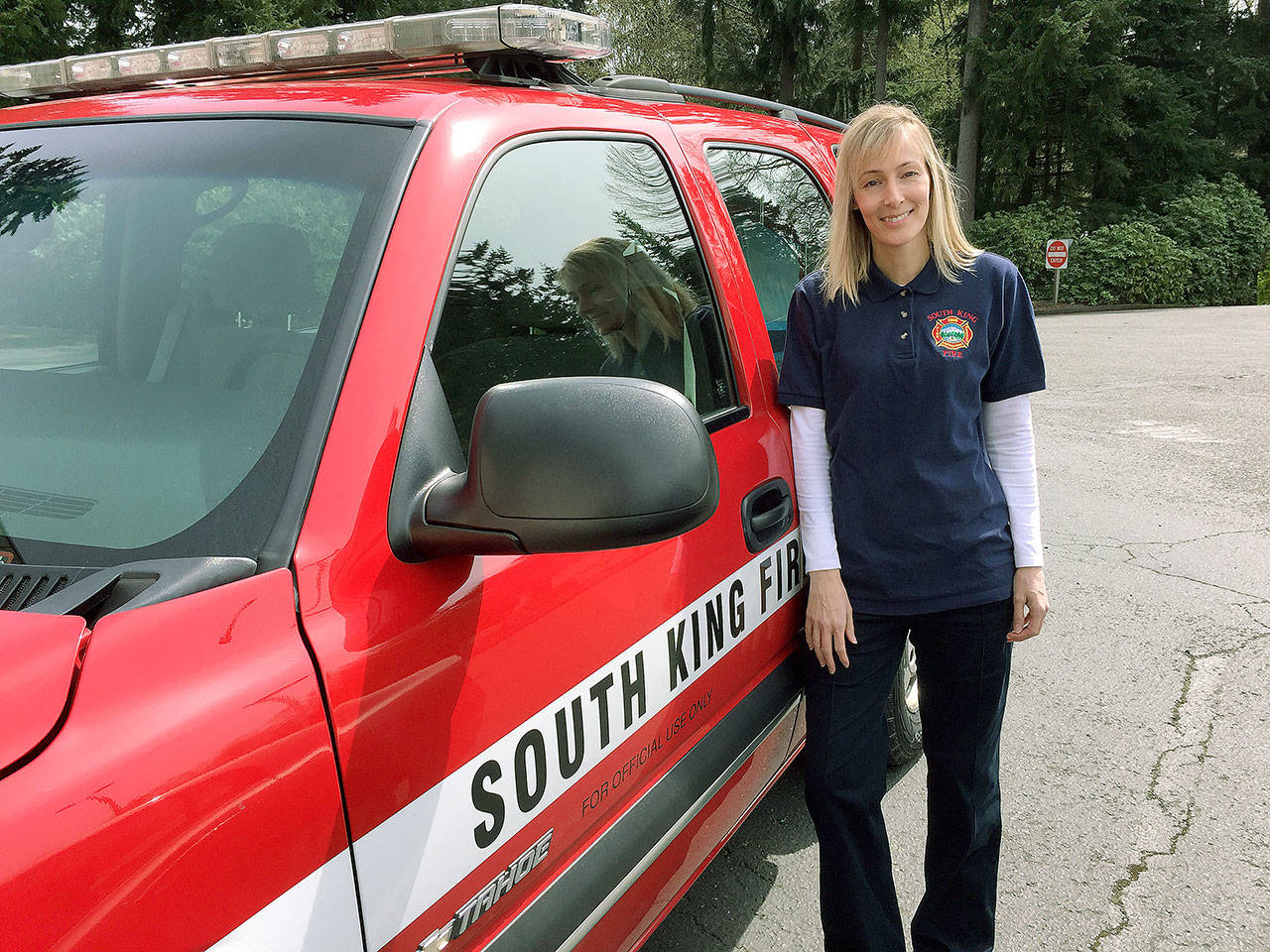 Tamara Lantz is the community care coordinator for South King Fire & Rescue. Her position was funded by an 18-month grant. During this time she will work with elderly residents with chronic health issues. COURTESY PHOTO, South King Fire & Rescue