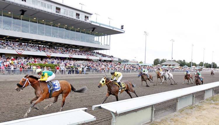 Julien Couton drives Citizen Kitty to victory in the $65,000 Emerald Distaff at Emerald Downs on Sunday. COURTESY TRACK PHOTO