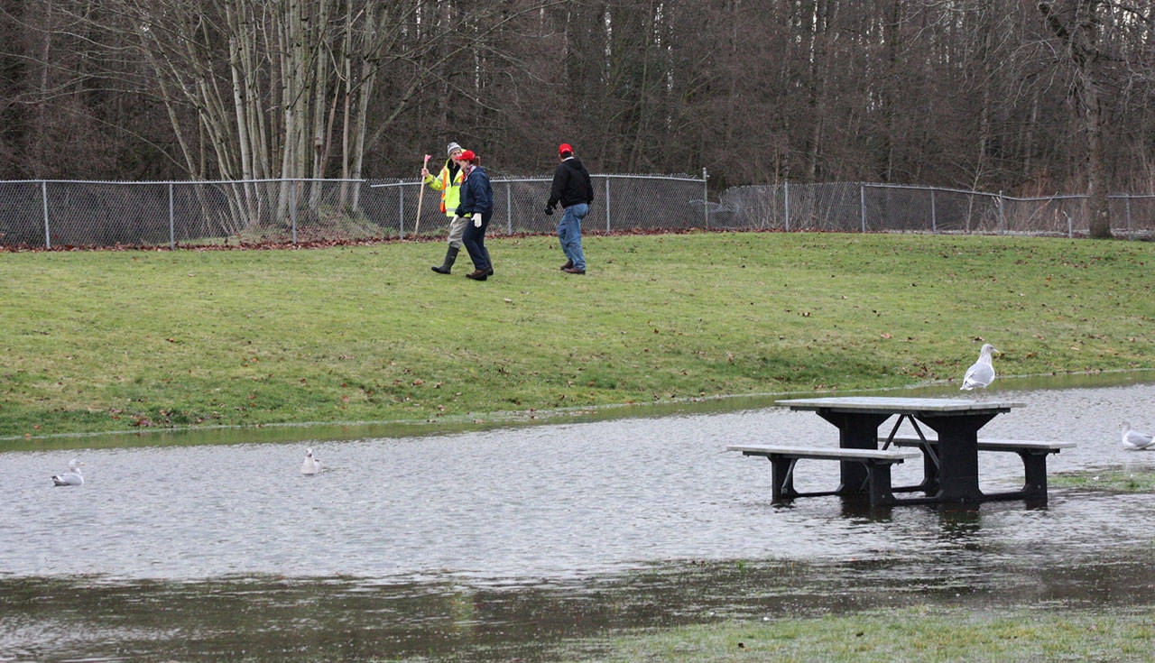 Many spots in the area are prone to flooding, include the White River, which often seeps into Pacific Park in Pacific. REPORTER FILE PHOTO