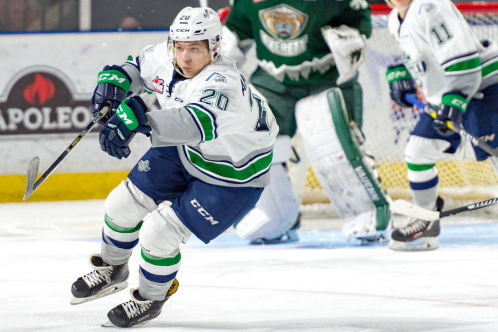 The Thunderbirds’ Zack Andrusiak. COURTESY PHOTO, Brian Liesse/T-Birds