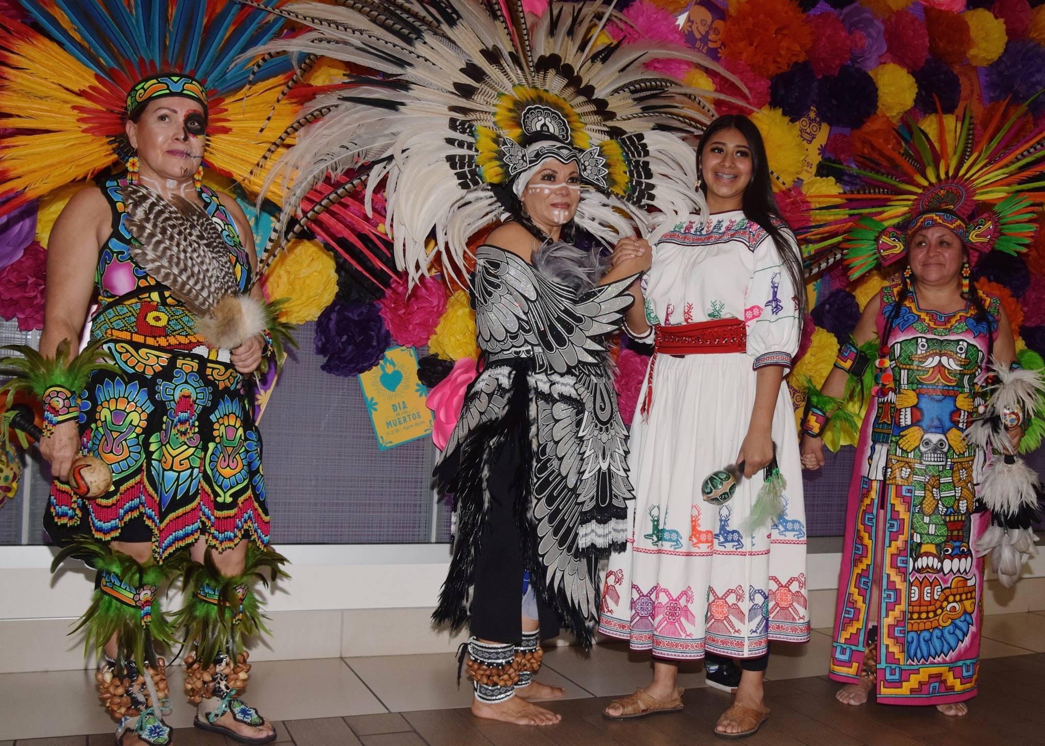 Dancers Martha Cano, Araceli Jaimec, Lesley Orteda, and Vicky Sandarte perform at the festival. RACHEL CIAMPI, Auburn Reporter