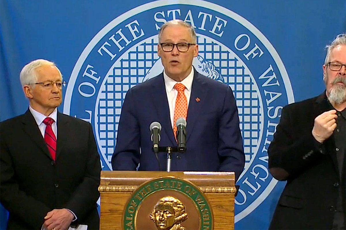 jay inslee press conference today komo