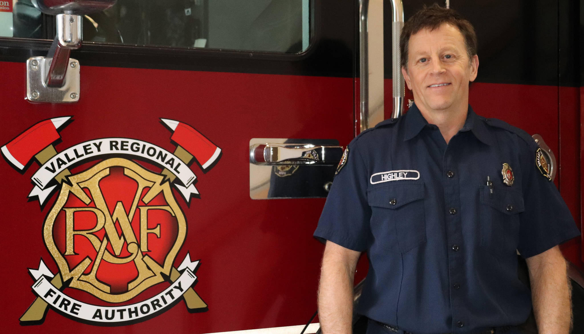 Veteran Auburn firefighter Will Highley to retire from VRFA after 37 years. Courtesy photo