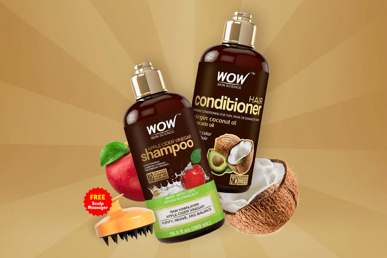 WOW HairCare Kit Review (WOW Apple Cider Vinegar Shampoo & Coconut Avocado Hair Conditioner)