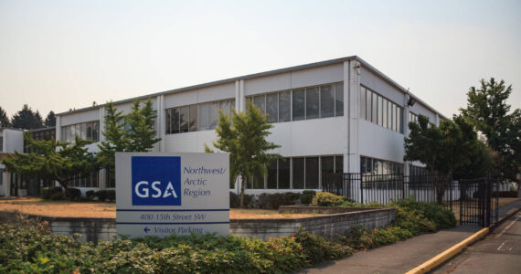 GSA building, as seen from 15th Street Southwest in Auburn in 2021. File photo