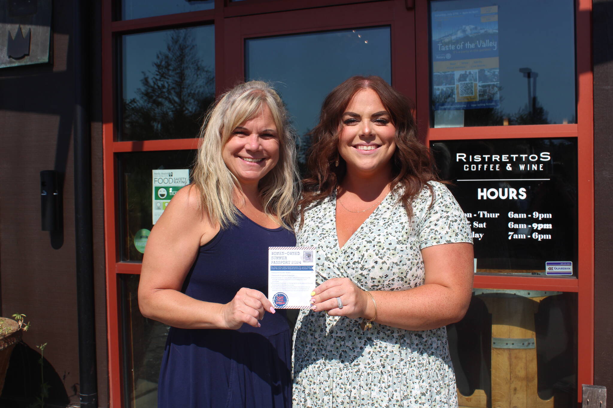 Dawn and Lauren are the owners of Ristrettos Coffee & Wine in Maple Valley, which is part of the Summer Passport program. Photo by Bailey Jo Josie/Sound Publishing.