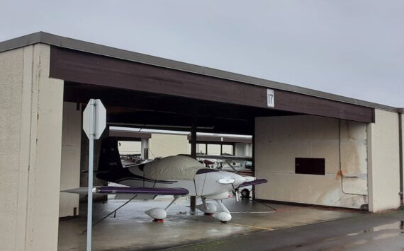 Auburn Municipal Airport hangar. File photo