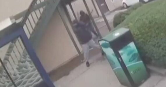 Screenshot from video of July 28 shooting in Auburn.