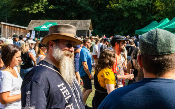 Celebrants gathered last year at the Mary Olson Farm on Green River Road for suds, music and a great time. Photo courtesy White River Valley Museum